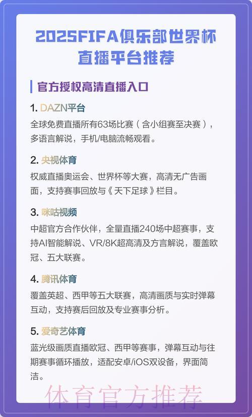 精选世界杯高清在线直播平台推荐指南 精选世界杯高清在线直播平台推荐指南